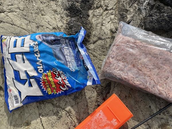 三浦地磯毘沙門にフカセ釣り土日の激込みで釣り座難民な１２月上旬